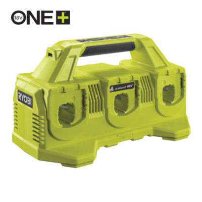 Ryobi 6 jungčių ONE+ įkroviklis RC18640, 18 V ONE+