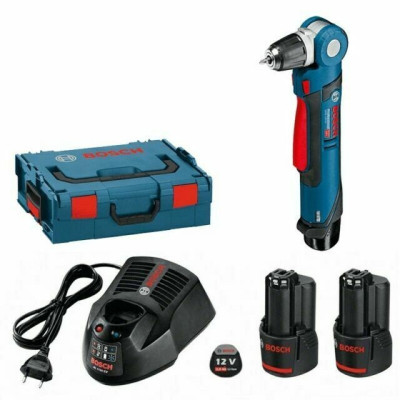 Accu-haakse boormachine Bosch GWB 12V-10 (0601390908) set, 12 V, 2 x 2 Ah, oplader + koffer