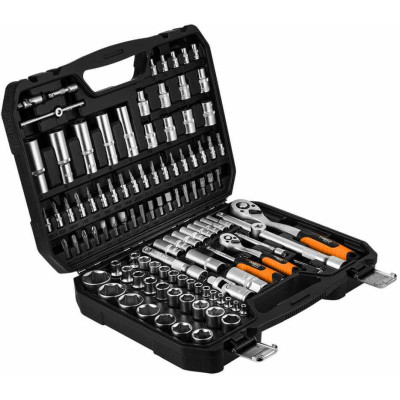 Ratel- en doppenset Neo Tools 10-211 (110 stuks)