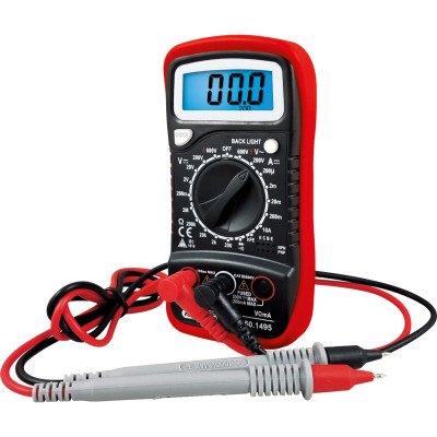 KS Tools digitale multimeter inclusief meetprobes (150.1480)