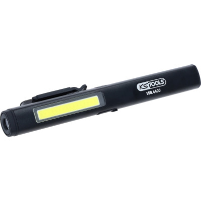 KS Tools UltimateBEAM LED COB Stripe inspectielamp 350 lumen met UV-spot-LED en laserpointer (150.4400)