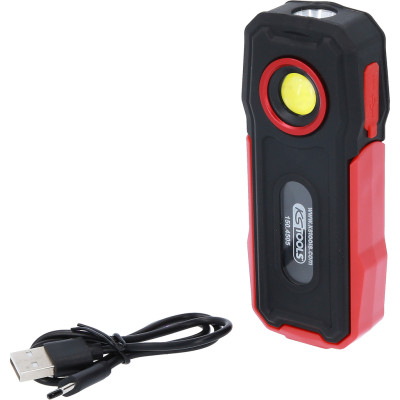 KS Tools Mobiele Werkplaats Handlamp, opvouwbaar, 300 lumen (150.4505)