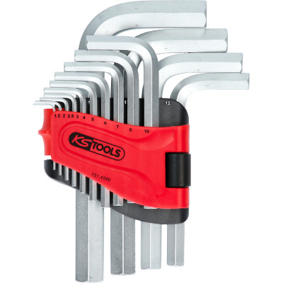 KS Tools inbussleutelset, in opklapbare houder, 14-delig, 1,5-19 mm (151.4590)