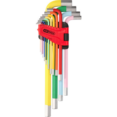 KS Tools inbussleutelset, extra lang, 14-delig (151.4640)