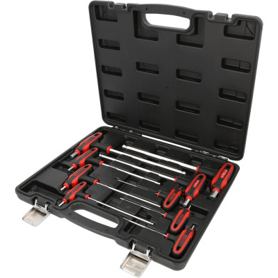 KS Tools T-handgreep inbussleutelset met kogelkop, 9-delig (151.8150)