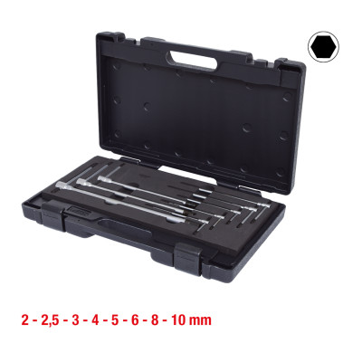 KS Tools 3-weg T-handgreep inbussleutelset, 8-delig (158.5100)