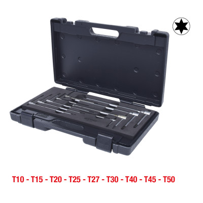 KS Tools 3-weg T-handgreep Torx-sleutelset, 9-delig (158.5200)