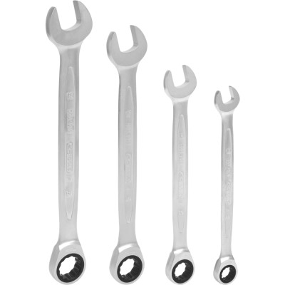 KS Tools GEARplus ratelringsleutelset, 4-delig 10-19 mm (503.4204)