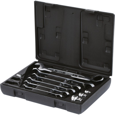 KS Tools GEARplus ratelringsleutelset, omkeerbaar, 10-delig (503.4647)