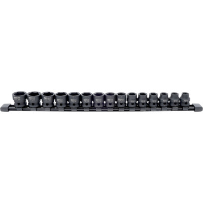 KS Tools 1/2" zeskant slagdoppenset, extra kort, 15-delig (515.0055)