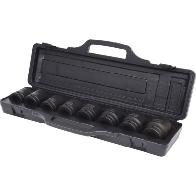 KS Tools 3/4" zeskant slagdoppenset, 8-delig, kort, 24-38 mm (515.0119)