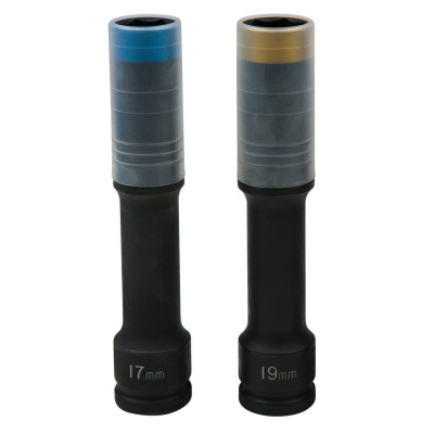 KS Tools SlimPOWER slagdoppenset, extra lang, 2-delig, 1/2", 17+19mm (515.0621)