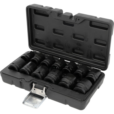 KS Tools 1/2" 12-punts slagdoppenset, kort, 13-delig (515.0900)