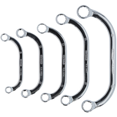 KS Tools CHROMEplus Start- en Bloksleutelset, 5-delig (518.0850)