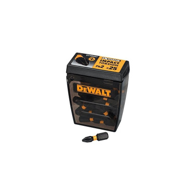 Dewalt sukimo antgalių rinkinys PH2 (DT70555T-QZ), 25 mm, 25 vnt.