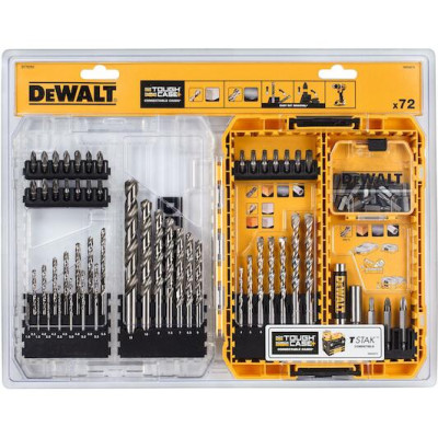 DeWalt boor- en bitset DT70761-QZ, 72-delig, ToughCase
