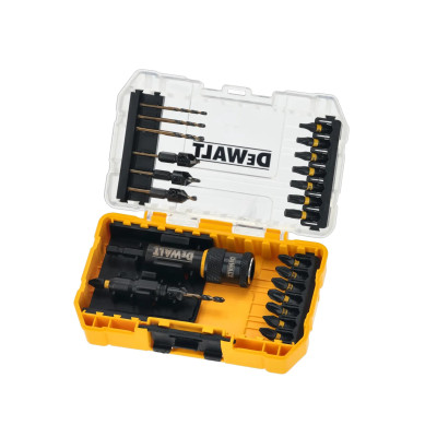 DeWalt FLEXTORQ adapter-, bit- en borenset DT70779T-QZ