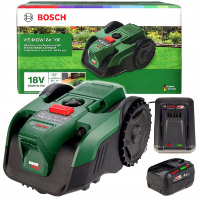 Bosch VISIMOW18V-100 robotmaaier met accu en reservemessen
