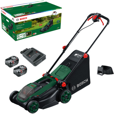 Bosch ROTAK18V2-38 accu grasmaaier 38 cm met 2 accu’s