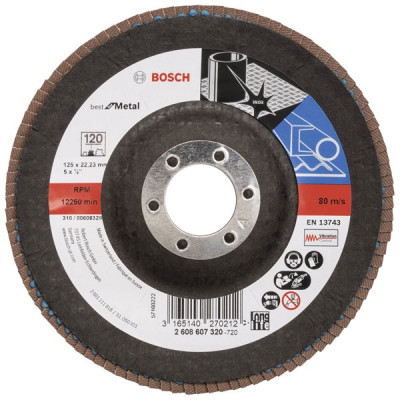 Bosch X431 lamellenschijf 125 mm G120