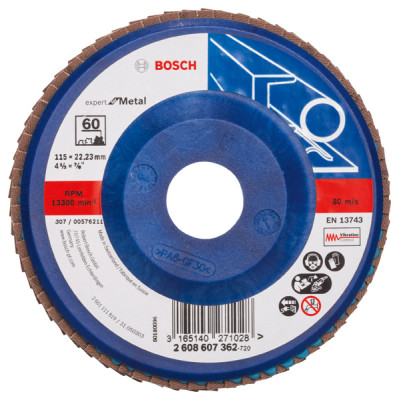 Bosch X551 Expert for Metal lamellenschijf 115 mm K60