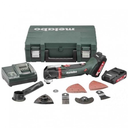 Akumuliatorinio daugiafunkcinio įrankio Metabo MT 18 LTX (613021510) rinkinys, 18 V, 2 x 2 Ah, įkroviklis + lagaminas