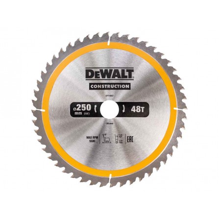 Dewalt diskinis pjūklas DT1957QZ, 250x30 mm, 48T