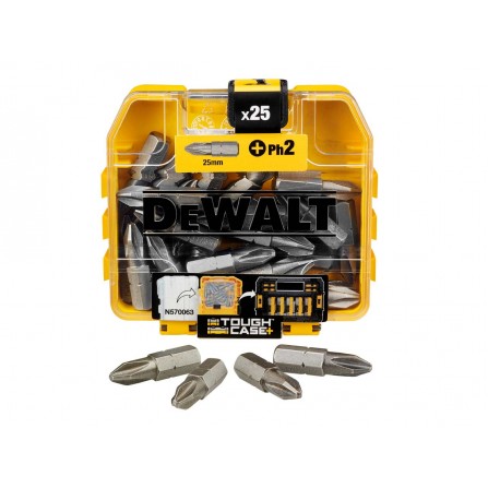 Dewalt sukimo antgalių rinkinys DT71522-QZ, PH2 x 25 mm, 25 vnt.